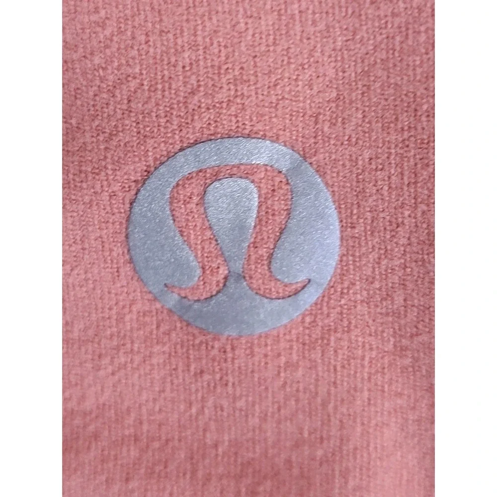 Lululemon Forward Fold Bra Women's 6 Coral Nulu High Neck C/D Cups Yoga